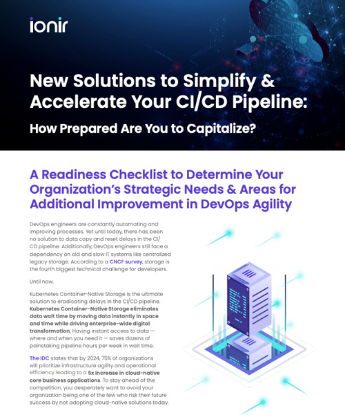 Cover photo for Readiness Checklist - New Solutions to Simplify & Accelerate Your CI/CD Pipeline